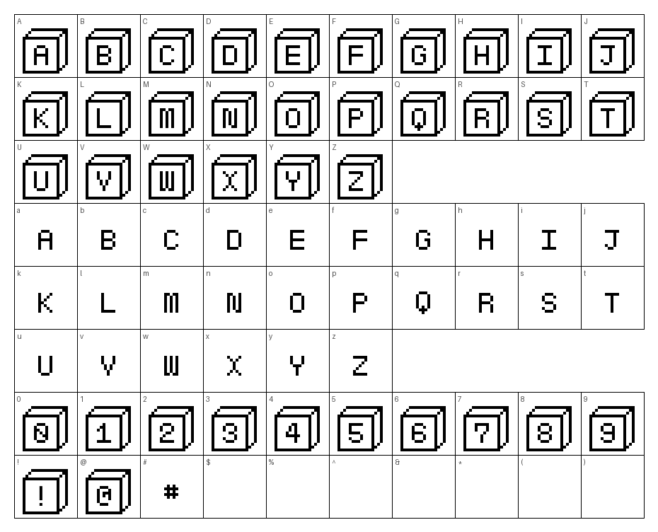 glyphs