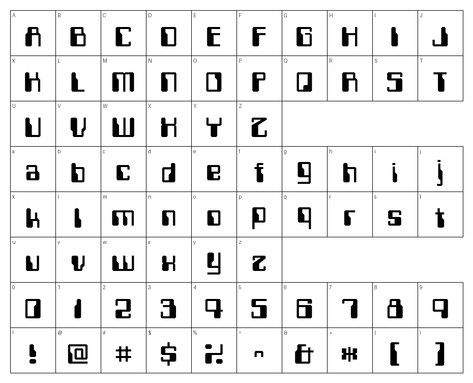 glyphs