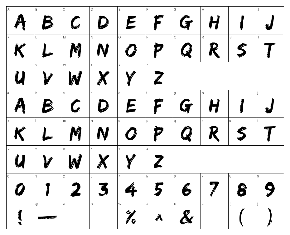 glyphs