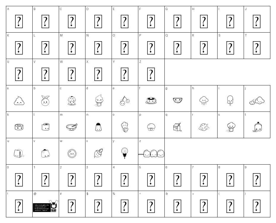 glyphs