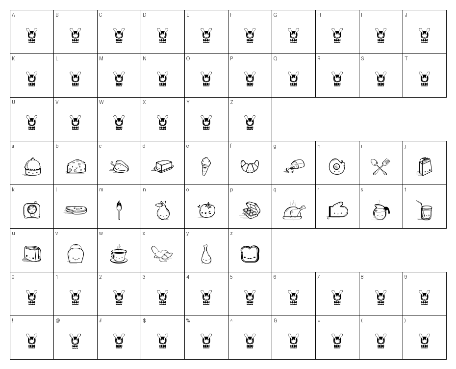 glyphs