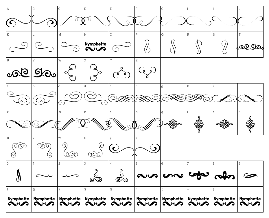 glyphs