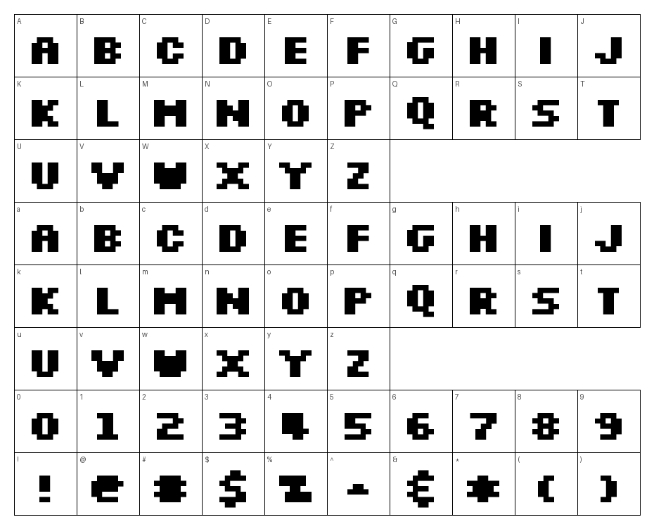 glyphs