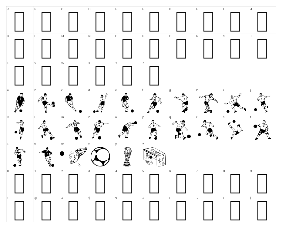 glyphs