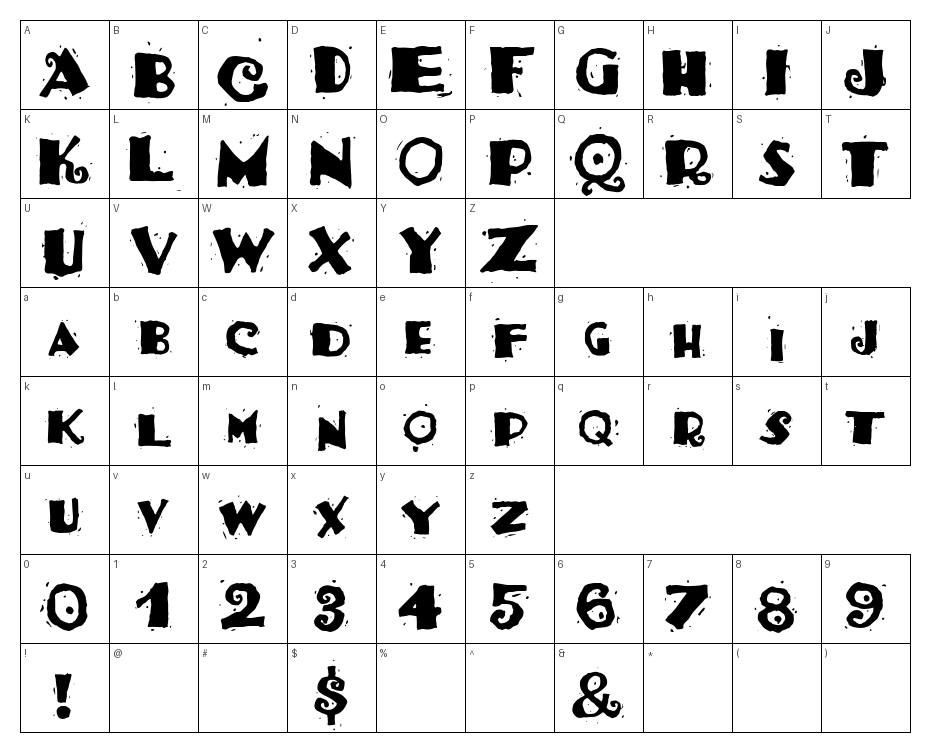 glyphs