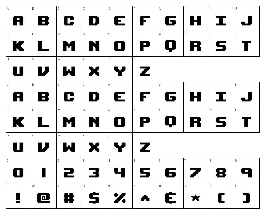 glyphs