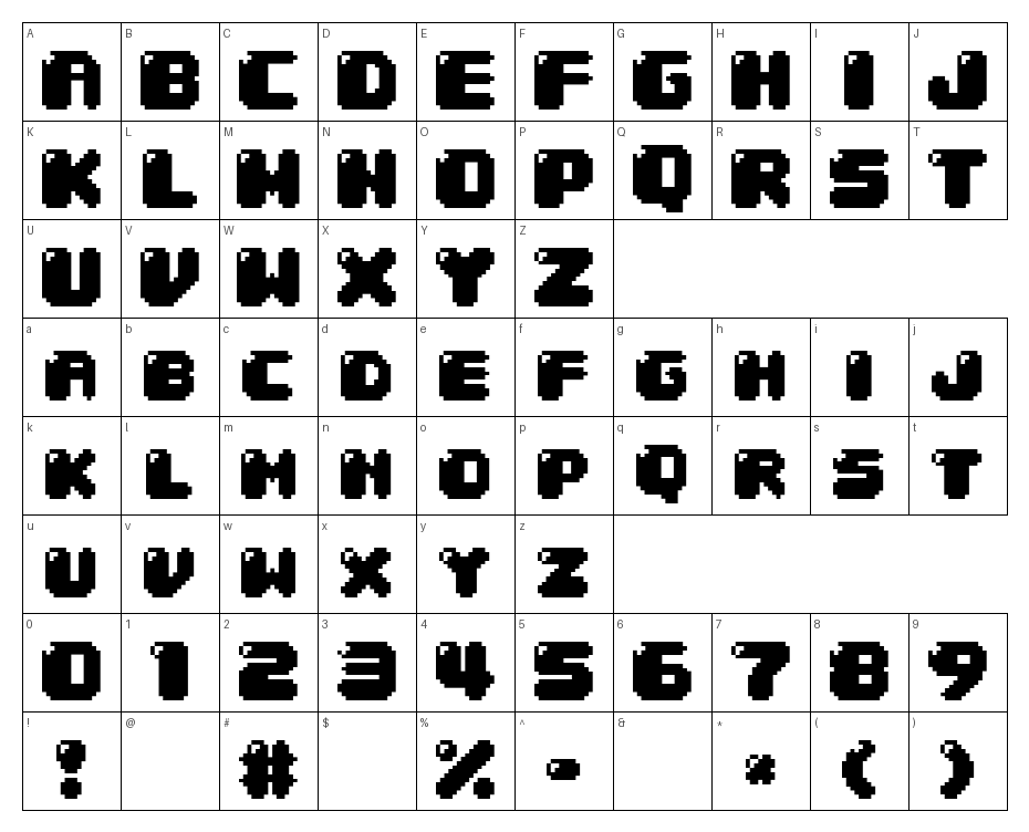 glyphs